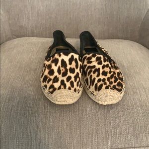 Tory Burch Leopard Espadrilles size 11